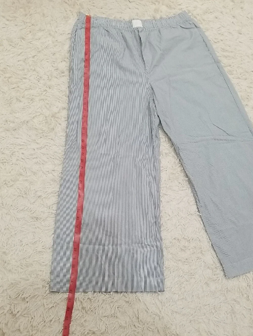 J. Crew  Gray And White Stripes  Wide-Leg Womens  Pants